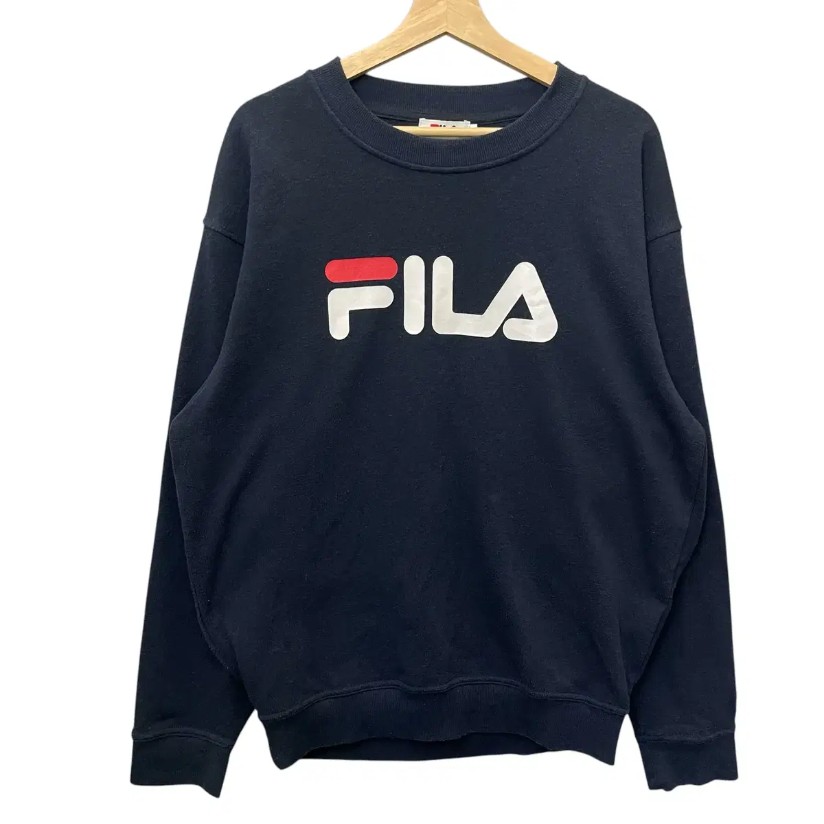 FILA 휠라 네이비 기모 맨투맨 LL